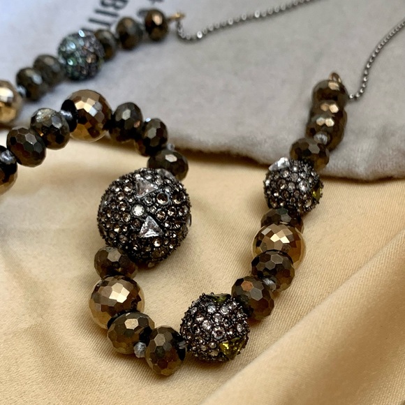 NWOT ALEXIS BITTAR Crystal Gemstone Necklace - Picture 5 of 12